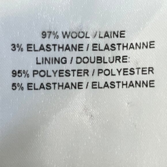 Judith & Charles Classic Double Breasted Notch Collar Wool Blazer Red Sz 12 - Picture 12 of 14